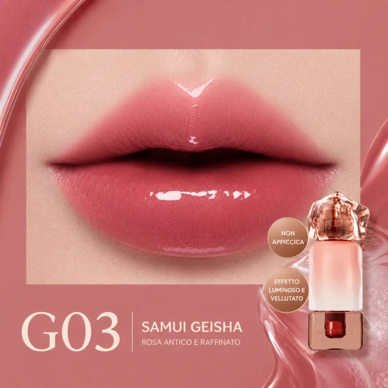Yuméra Glow Lips™ – Tinta Labbra dal Finish Luminoso e Vellutato